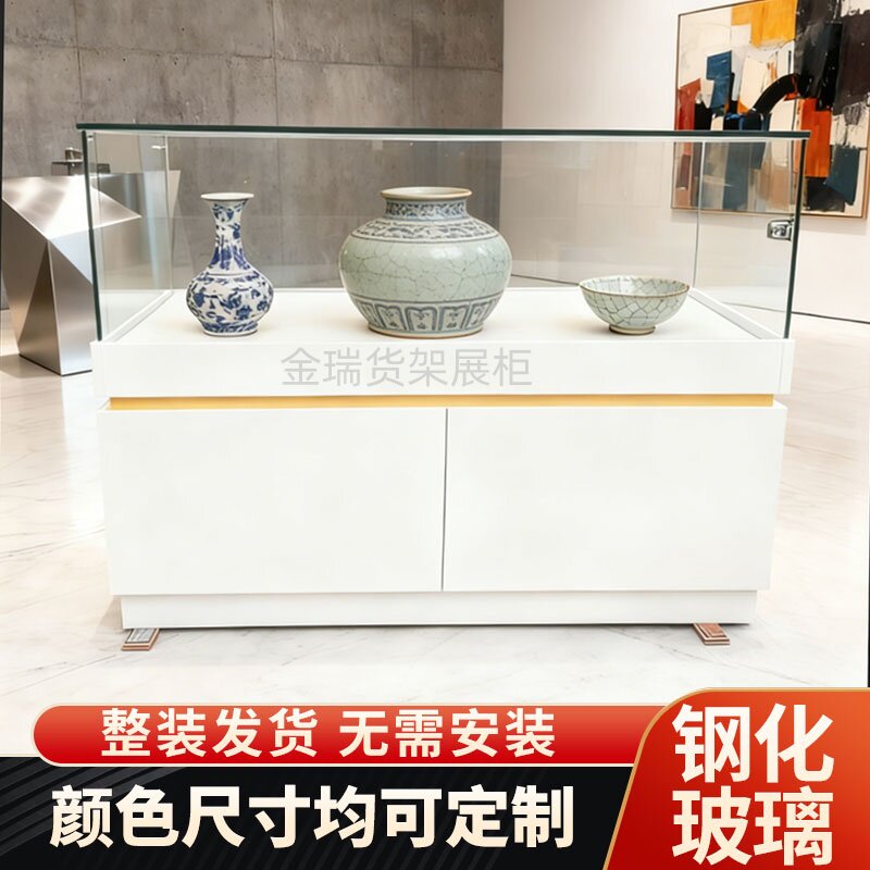 博物馆展示柜多功能珠宝柜首饰古董玉器陈列展柜钢化玻璃支持定制