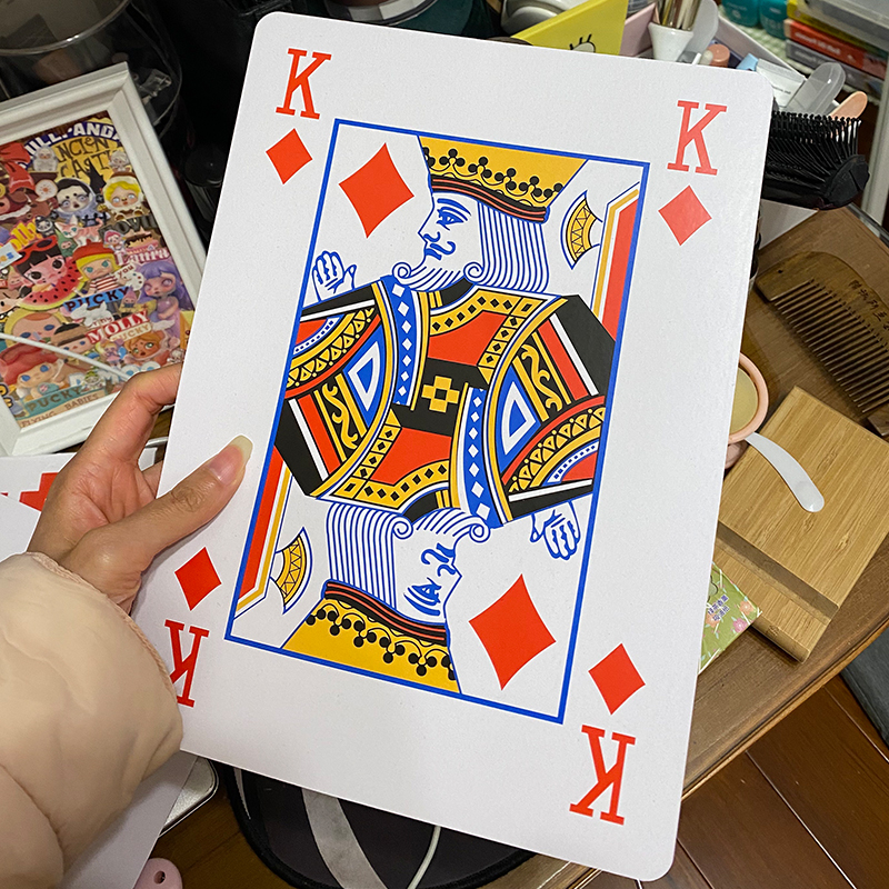 创意整蛊扑克特大号纸牌圣诞礼物