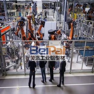 工业围栏安全防护镀锌网格弧光屏机器人焊接隔断汽车组装加工生产