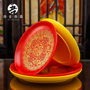 新款 家用上供果盘佛前财神观音高脚贡盘供盘敬神拜拜招财进宝全套