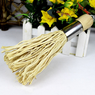 竹根锅刷天然健康竹制创意家居用品 手工制作 竹根须清洁用品