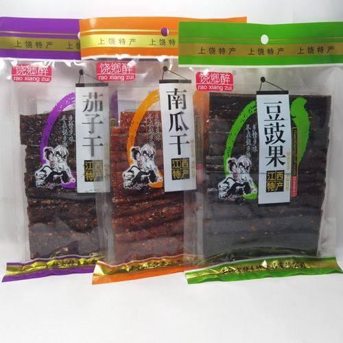 饶乡醉南瓜干茄子干228克豆豉果