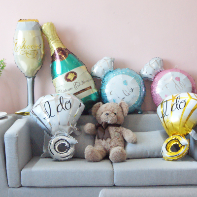 告白求婚卡通浪漫铝膜气球