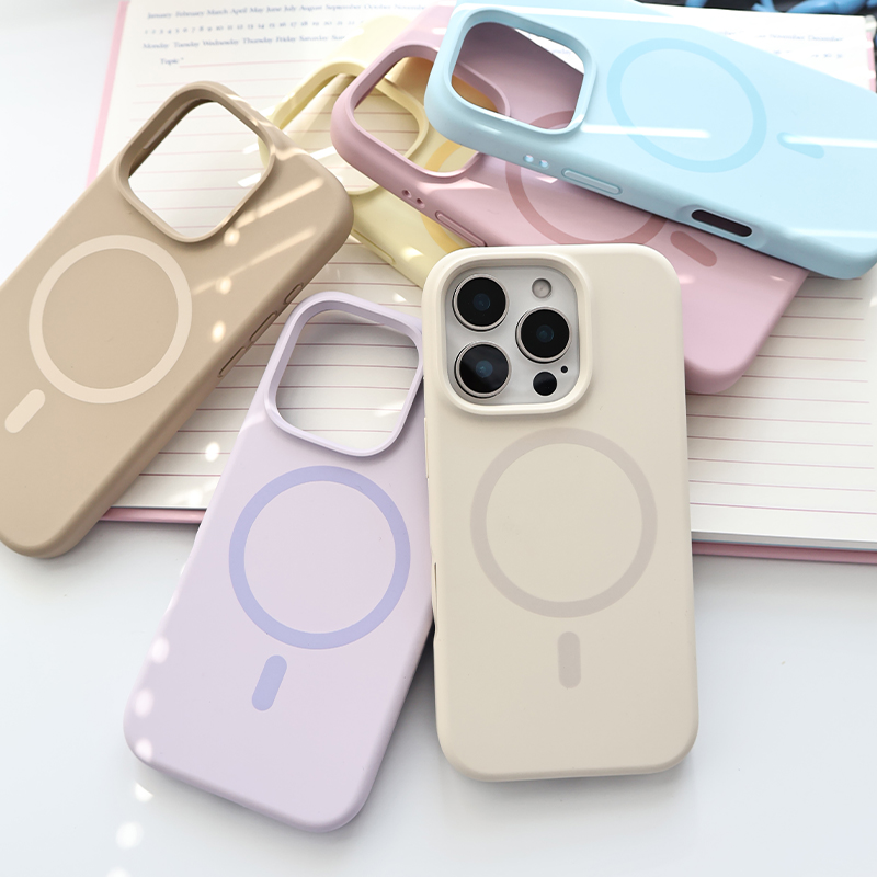 iPhone16液态硅胶手机壳升级强磁