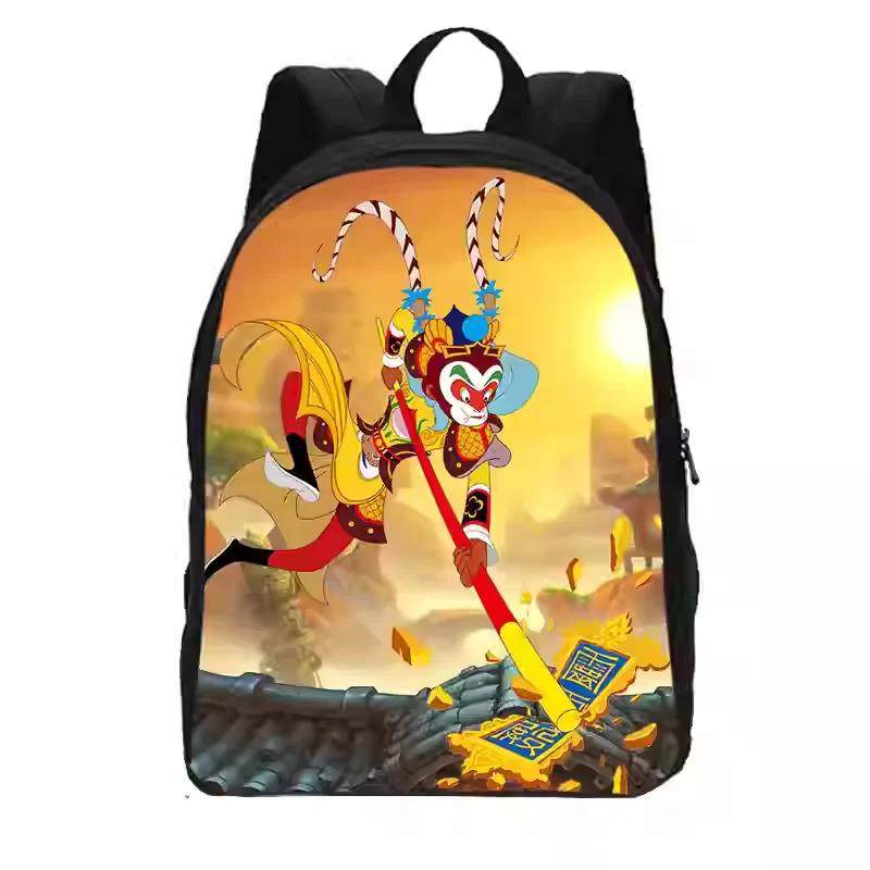 新品齐天大圣孙悟空印花双肩包幼儿园书包西游记卡通儿童双肩背包,文具电教/文化用品/商务用品,学生书包,淘宝优惠券,粉丝福利购,淘宝优惠卷