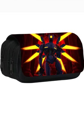 跨境新品ULTRAKILL V1, V2 印花双层笔袋疯狂连杀游戏学生文具袋