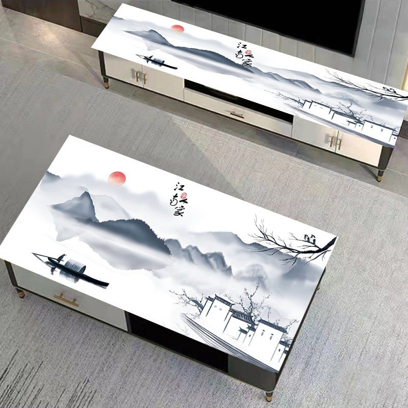 免洗防水pvc软玻璃桌布垫餐桌茶几电视柜防水保护垫办公学习桌垫,居家布艺,桌布,淘宝优惠券,粉丝福利购,淘宝优惠卷