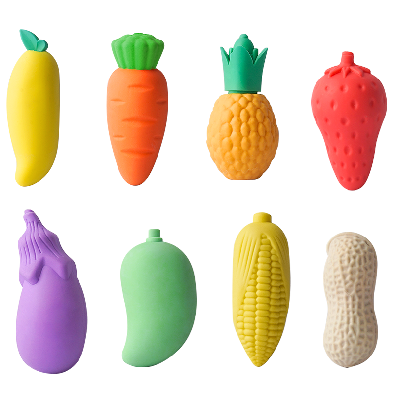 超大水果橡皮擦小学生专用无屑超干净巨无霸象皮创意卡通可爱儿童胡萝卜大像皮擦字成线不留痕幼儿园文具用品