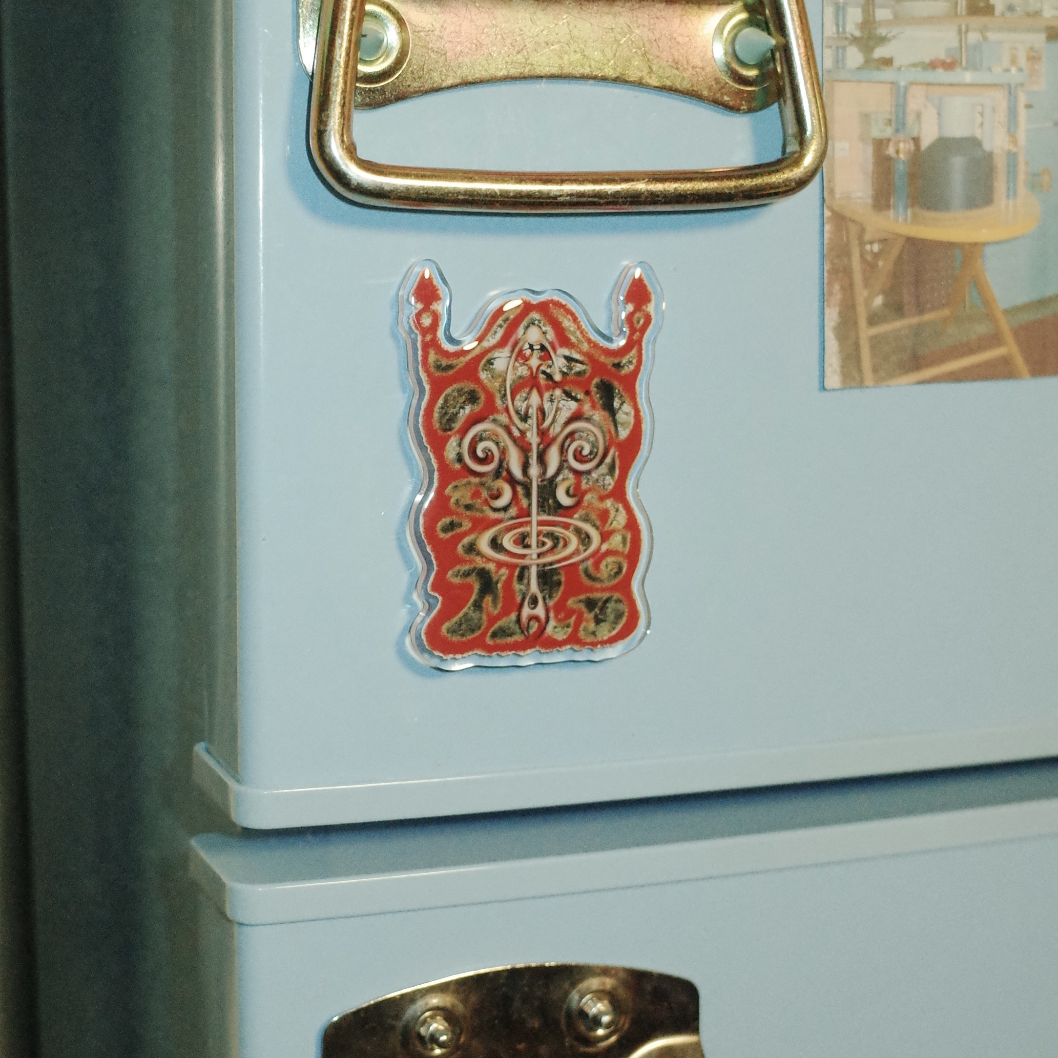 southeast原创设计离弦之门箱贴限量款手绘插画亚克力小众冰箱贴