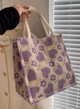 高中生上课包包女2025新款时尚外出手提袋子ins大容量单肩托特包