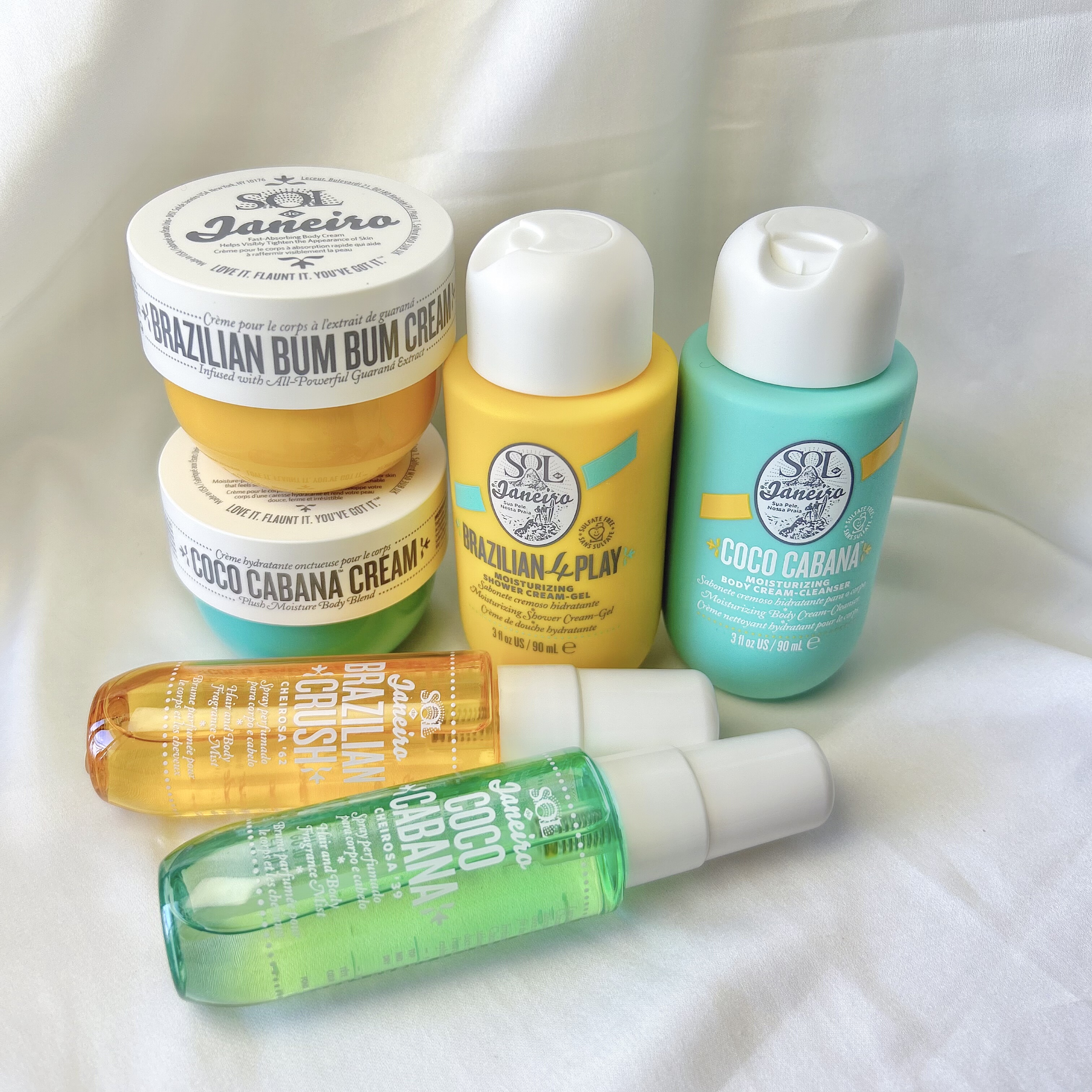 Sol de Janeiro里约之夏经典椰子身体乳50ml沐浴露90ml发喷30ml