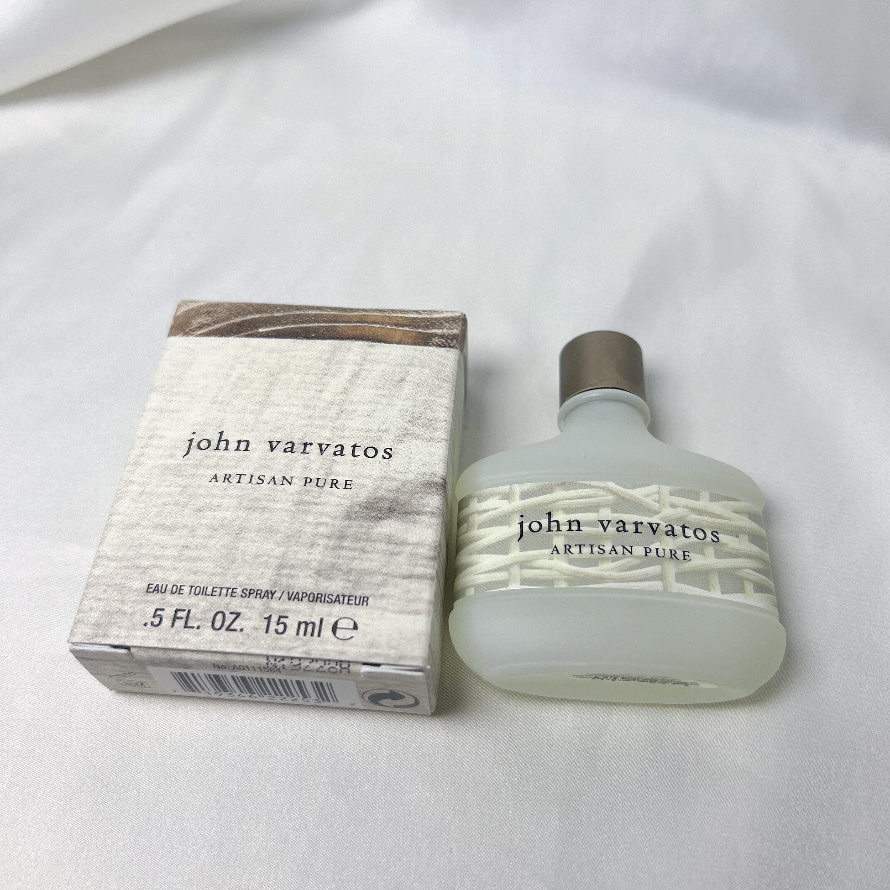 John Varvatos 约翰瓦维托斯 纯白工匠藤编男士香水小样15ml无喷
