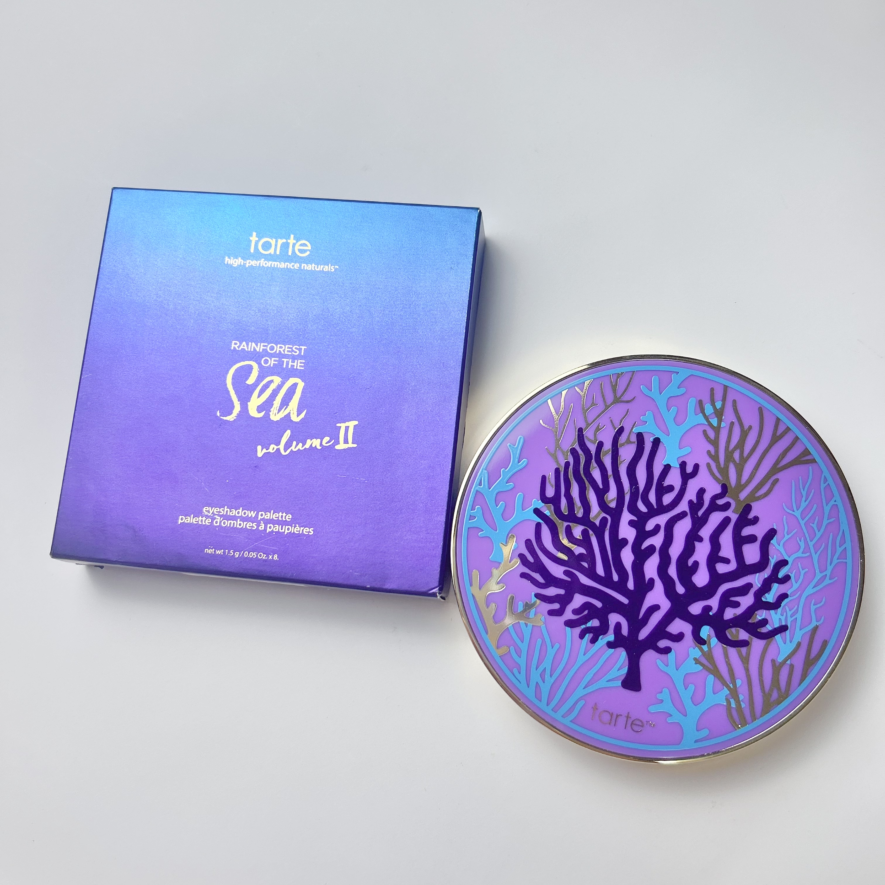 Tarte sea海洋系列裸妆眼影盘哑光8色彩妆盘正装