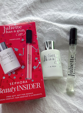 稀有 Juliette Has A Gun配枪朱丽叶非香水我不是香水8ml+同名5ml