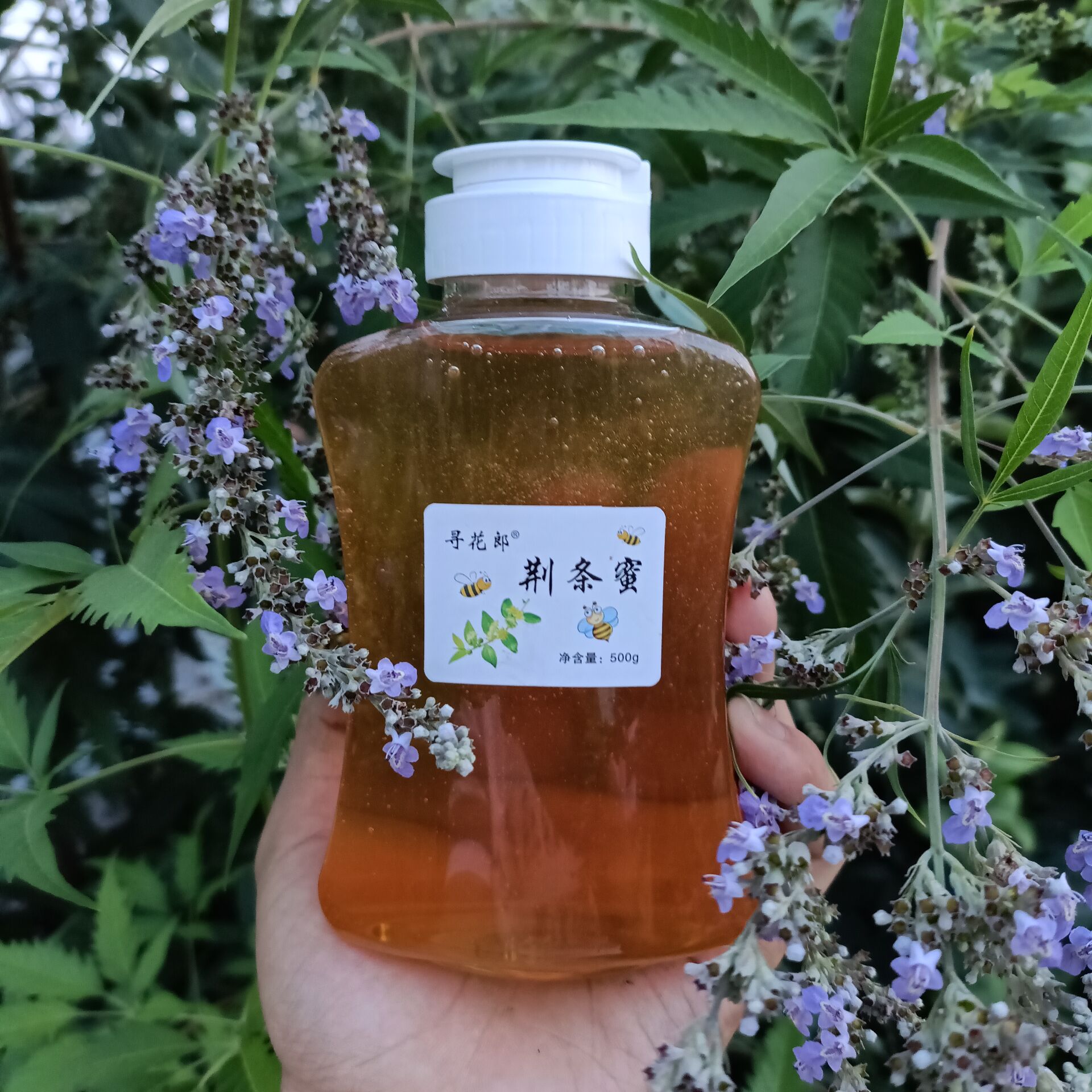 荆条花蜜500g新品蜂蜜百花蜜山花野花枣花槐花土蜂天然农家土蜂蜜