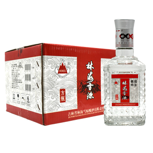 长白山林海雪原酒浓香型白酒42度口粮酒方瓶装粮食酒整箱250ml*12