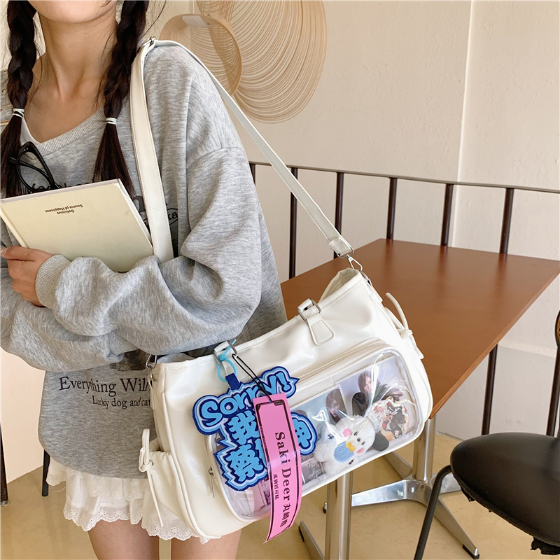 禾果2025少女风单肩斜跨手提痛包