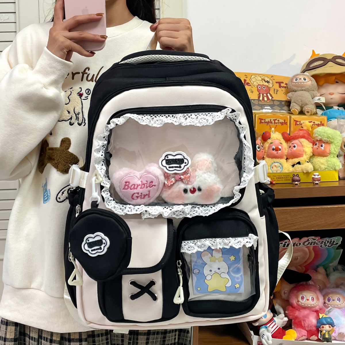 禾果2025新款时尚百搭双肩包