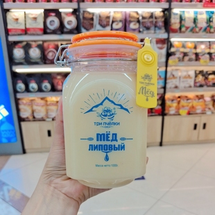 满洲里大山俄罗斯进口食品特里普乔卡牌泰加森林椴树蜜