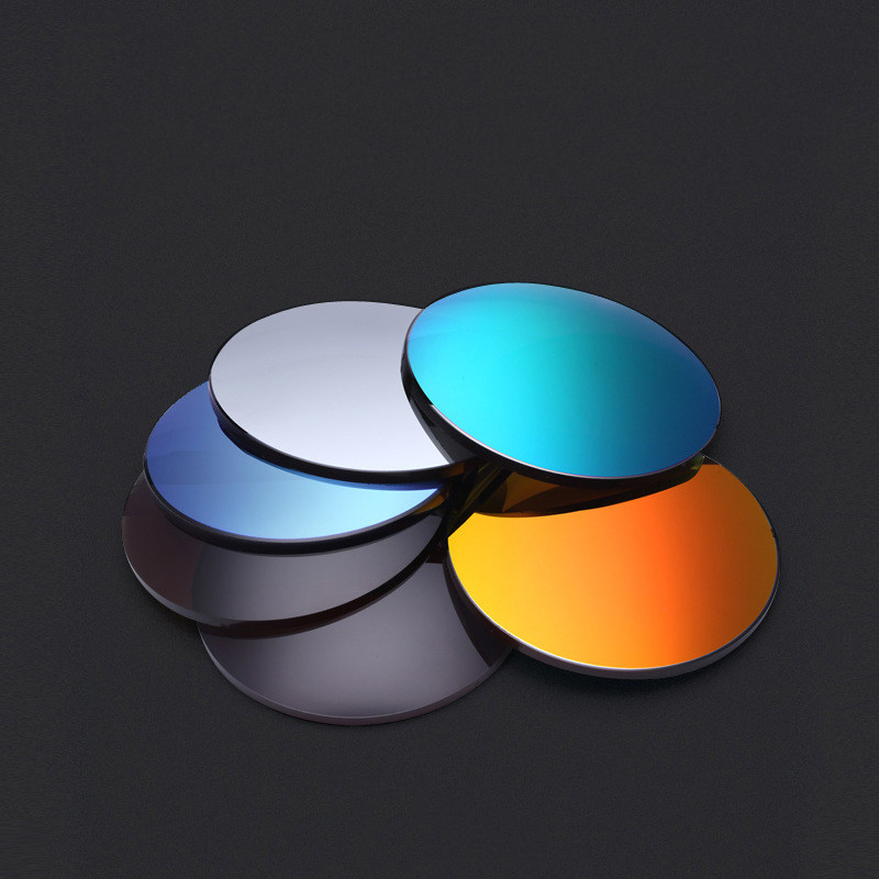 1.56炫彩偏光近视定制墨镜镜片太阳镜配度数球面树脂眼镜片