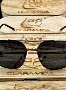 美国品牌clara Vida超大框适合大脸开车钓鱼UV400偏光太阳镜