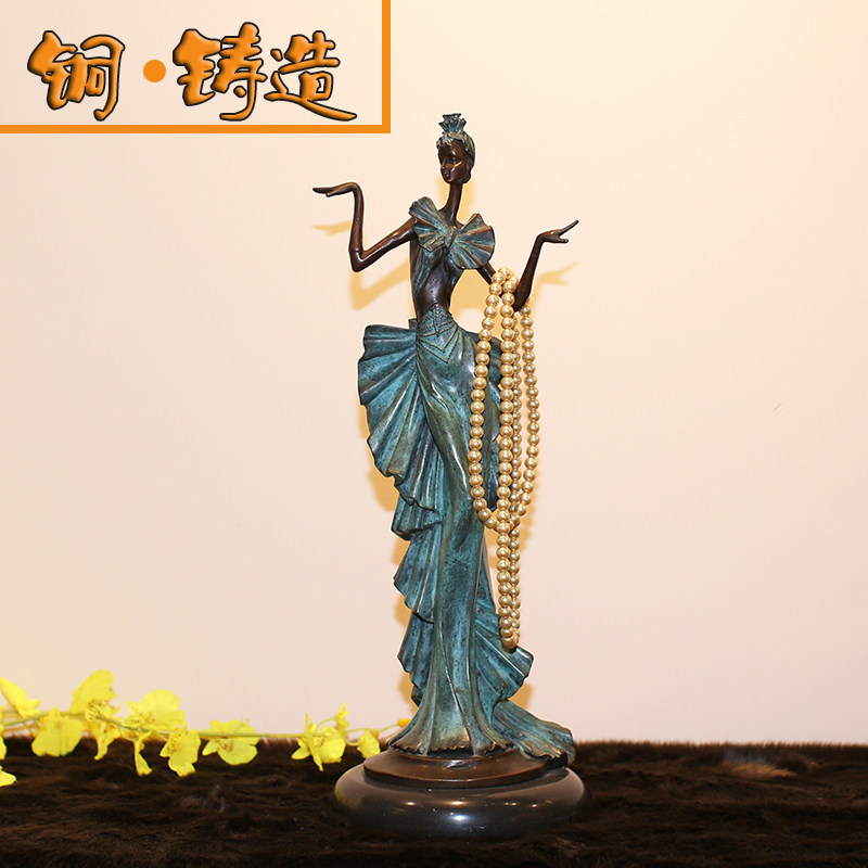 摩登少女时尚风工艺品专柜包邮图片