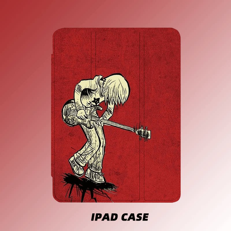 朋克摇滚吉他少年IPAD保护套
