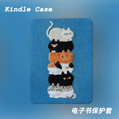 叠叠猫适用kindle7代电子书保护套kpw123软壳958全包防摔带休眠