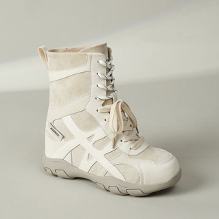 2024新款夏季透气户外高帮登山鞋防水沙漠徒步鞋男女情侣轻便防滑