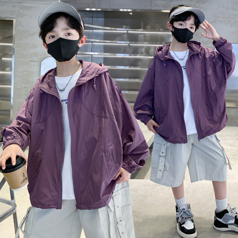 【防晒无忧】男童速干薄款防晒衣