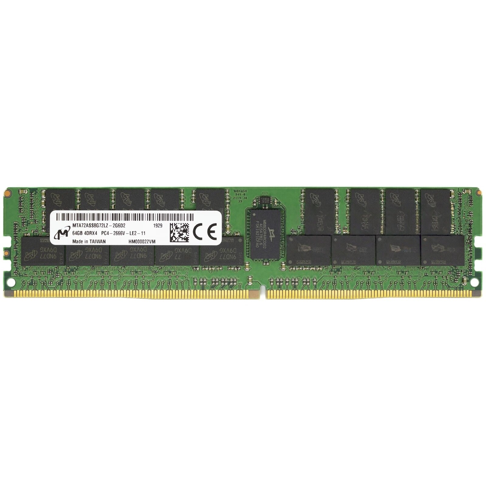 镁光64G 4DRX4 2666V-LRDIMM 服务器内存 MTA72ASS8G72LZ-2G6D2SI