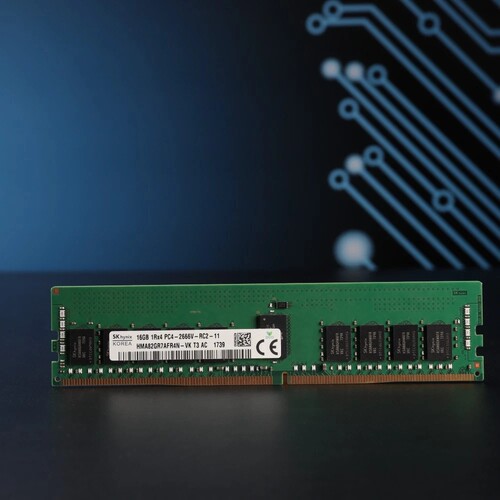 SK hynix HMA82GR7AFR4N-VK 16G 1RX4 PC4-2666V DDR4 ECC 内存