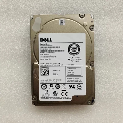 DELL ST300MM0006 300G 10K SAS 2.5寸 R420 R620 R720服务器硬盘