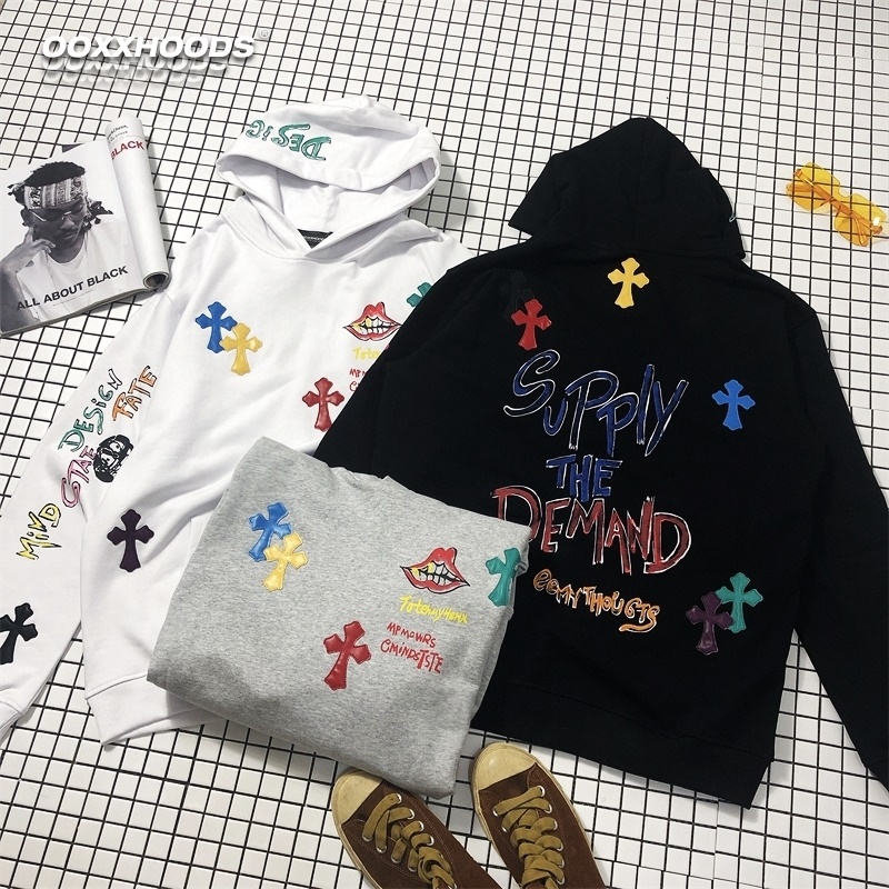 红圈马蹄十字架哥特意印花