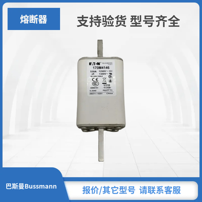 正品巴斯曼Bussmann熔断器现货包邮170M4145 170M4146 170M4147