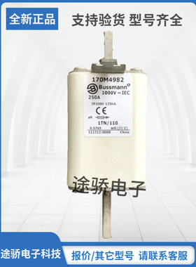 原装巴斯曼Bussmann熔断器170M4982 170M4983 170M4984 170M4985