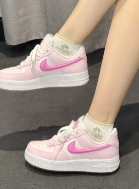 Nike系带女子板鞋低帮猫爪休闲鞋