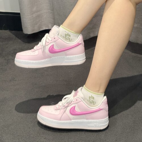 Nike系带女子板鞋低帮猫爪休闲鞋
