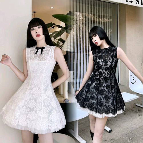 对版！现货秒冲！蕾丝连衣裙