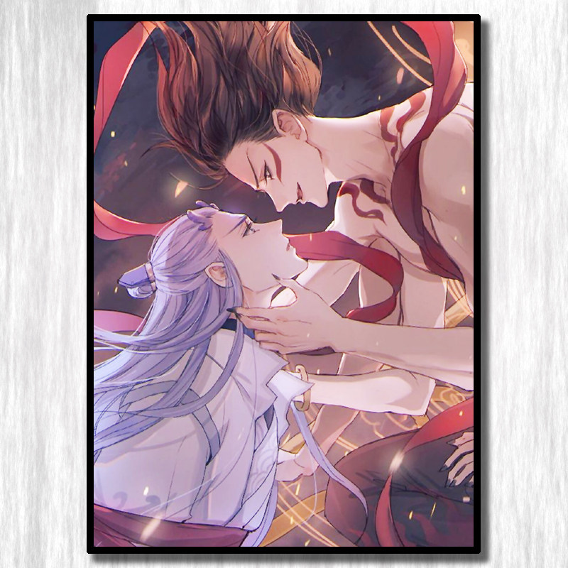 哪吒敖丙十字绣藕饼cp2024新款小副印花刺绣满绣 diy点钻粘钻石画