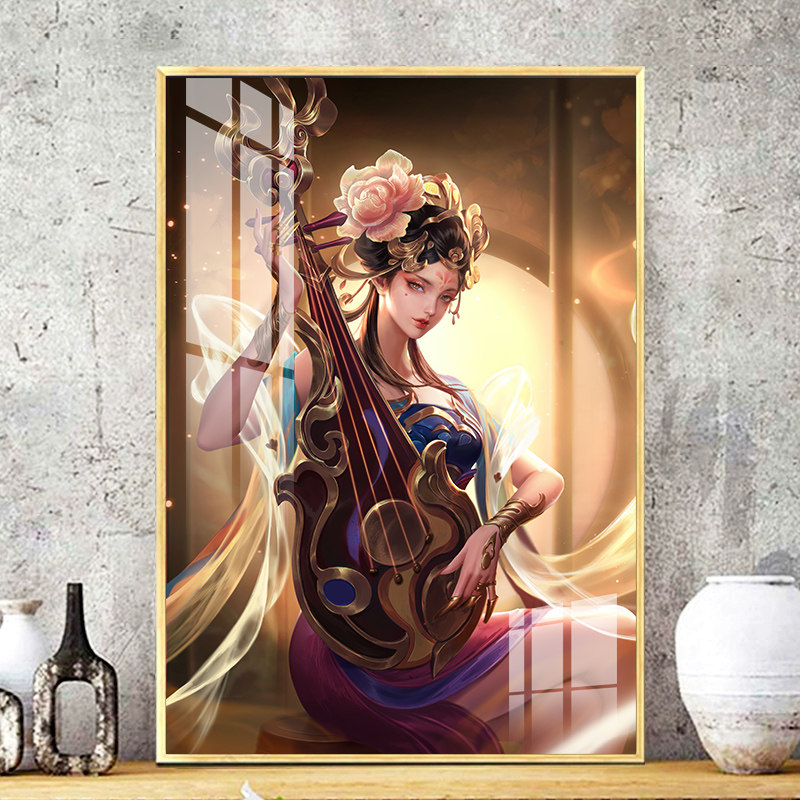竖版十字绣杨玉环霓裳曲2024新款线小幅简单儿童手工diy钻石画5d