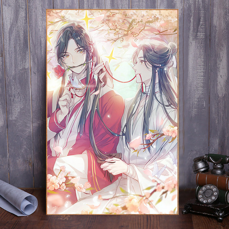 印花线绣十字绣魔道祖师2026新款天官赐福丝线绣古风人物简单手工