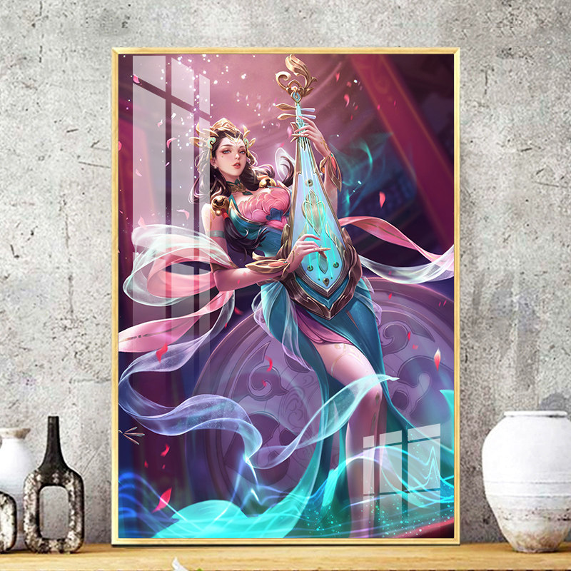 竖版十字绣杨玉环霓裳风华2024新款小幅简单儿童手工diy钻石画5d