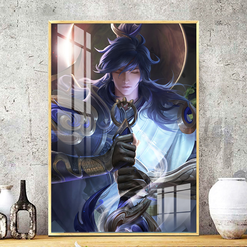十字绣李信一念神魔竖版新款王者荣耀小幅简单儿童手工diy钻石画
