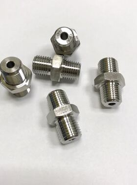 npt1/4-M14x1.5 不锈钢异径双公螺丝 双外丝 大小头 两边外螺纹