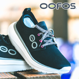 OOFOS男女2024新款软底网面轻盈透气舒适回弹休闲跑步减震运动鞋