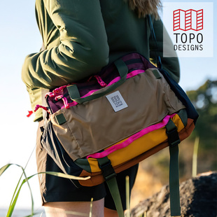 TOPO DESIGNS男女软包背带斜挎电脑手提公文包Mountain Cross Bag
