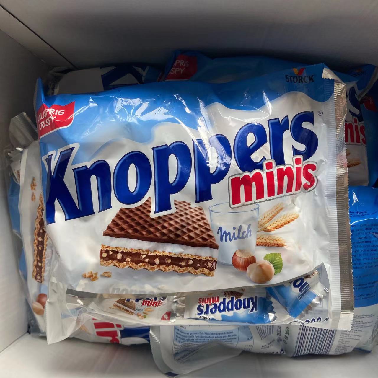 knoppers进口零食德国榛子威化