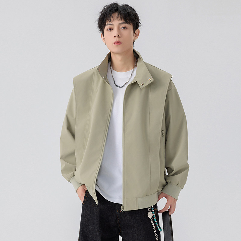 美式复古立领夹克春秋休闲百搭工装外套A321-J7868-P65,男装夹克,电商A321