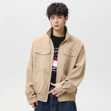 春秋男女休闲外套宽松夹克立领上衣A321-J9959-P85，男装夹克，电商A321